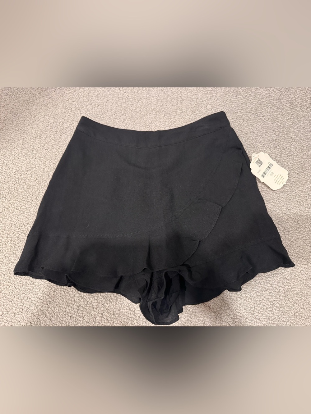 Altar'd State Black Ruffle Skirt